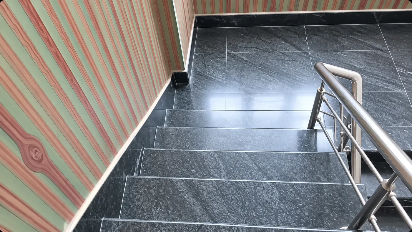 ग्वालियर सिंधिया भवन की सीढ़ियाँ